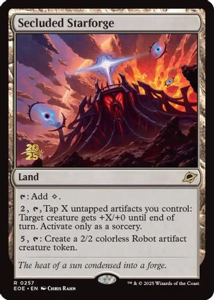 Secluded Starforge  [Prerelease Cards] Foil