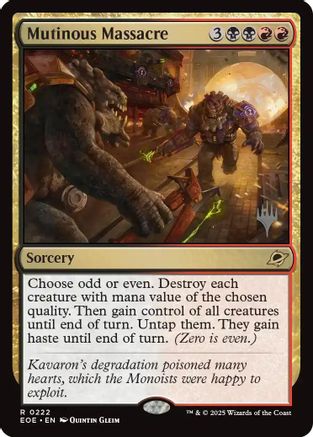 Mutinous Massacre  [Promo Pack: Edge of Eternities]