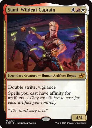 Sami, Wildcat Captain  [Promo Pack: Edge of Eternities] Foil