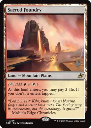 Sacred Foundry  [Promo Pack: Edge of Eternities] Foil