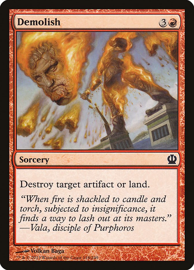 Demolish [Theros] Foil