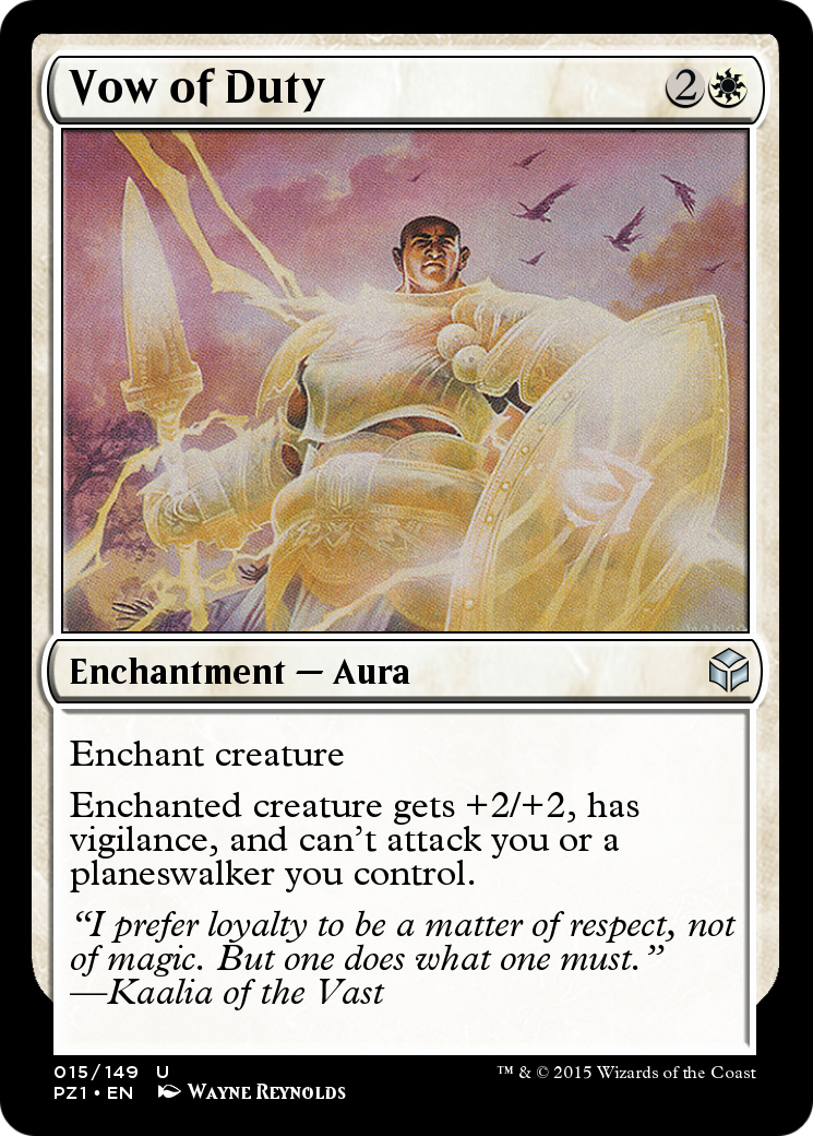 Vow of Duty  [Legendary Cube Prize Pack]