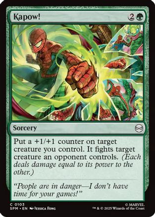 Kapow!  [Marvel's Spider-Man] Foil