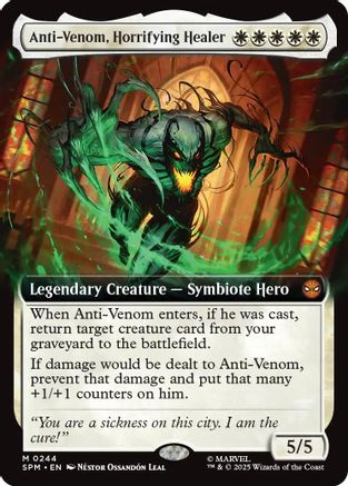 Anti-Venom, Horrifying Healer (Extended Art)  [Marvel's Spider-Man] Foil