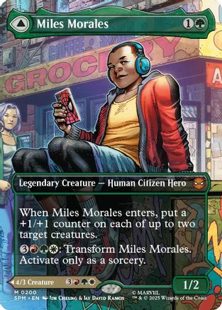 Miles Morales (0200) (Borderless)  [Marvel's Spider-Man] Foil