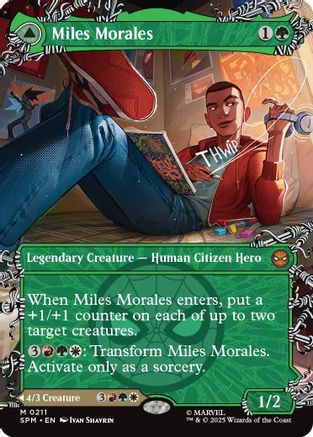 Miles Morales (0211) (Borderless)  [Marvel's Spider-Man] Foil