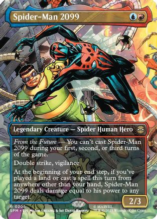 Spider-Man 2099 (0205) (Borderless)  [Marvel's Spider-Man] Foil