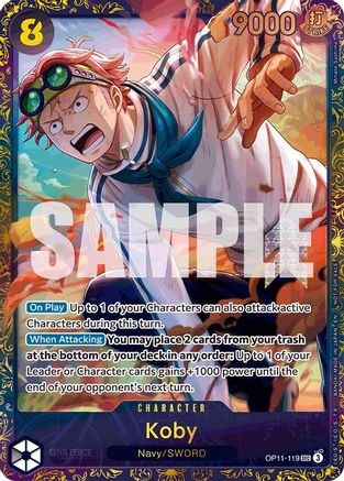 Koby (Treasure Cup August 2025) (OP11-119) - [One Piece Promotion Cards] Foil