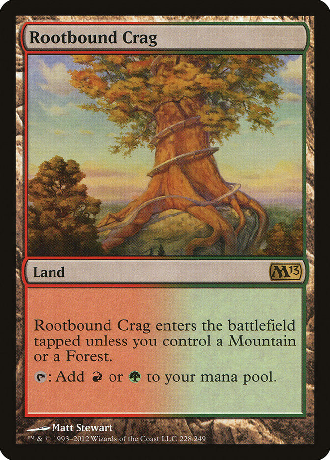 Rootbound Crag [Magic 2013] Foil