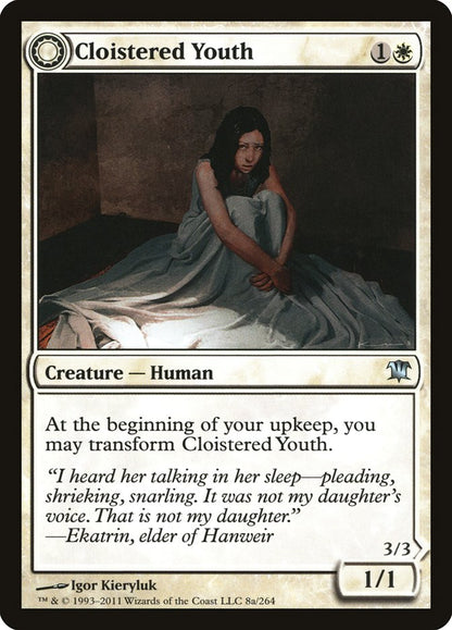 Cloistered Youth // Unholy Fiend [Innistrad] Foil