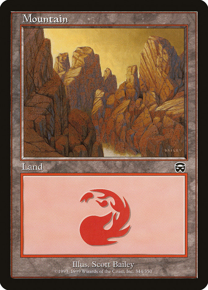Mountain (344) [Mercadian Masques] Foil