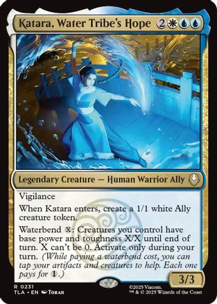 Katara, Water Tribe's Hope  [Avatar: The Last Airbender] Foil