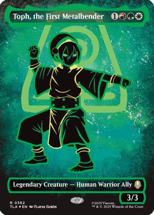 Toph, the First Metalbender (Borderless Battle Pose)  [Avatar: The Last Airbender] Foil