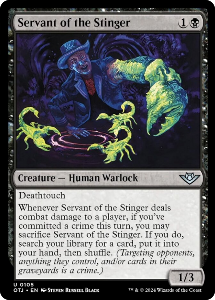 Servant of the Stinger [Outlaws of Thunder Junction] Foil