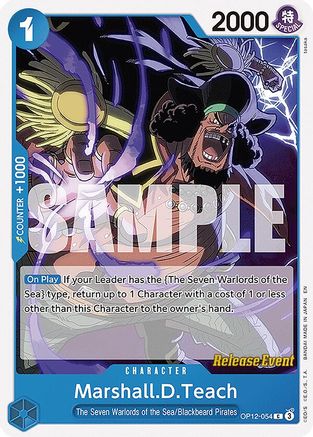 Marshall.D.Teach (OP12-054) - [Legacy of the Master Release Event Cards]