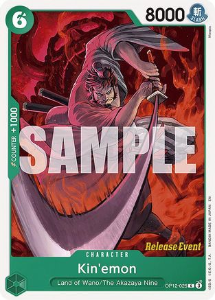 Kin'emon (OP12-025) - [Legacy of the Master Release Event Cards]