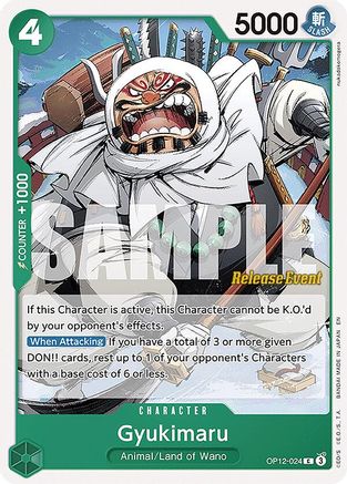Gyukimaru (OP12-024) - [Legacy of the Master Release Event Cards]