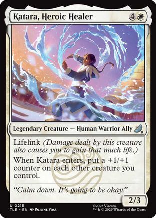Katara, Heroic Healer  [Avatar: The Last Airbender: Eternal-Legal] Foil