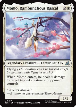 Momo, Rambunctious Rascal  [Avatar: The Last Airbender: Eternal-Legal] Foil