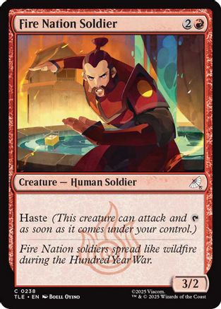 Fire Nation Soldier  [Avatar: The Last Airbender: Eternal-Legal] Foil