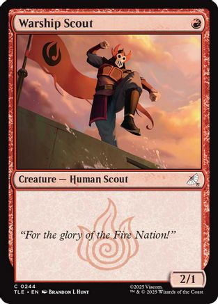 Warship scout  [Avatar: The Last Airbender: Eternal-Legal] Foil