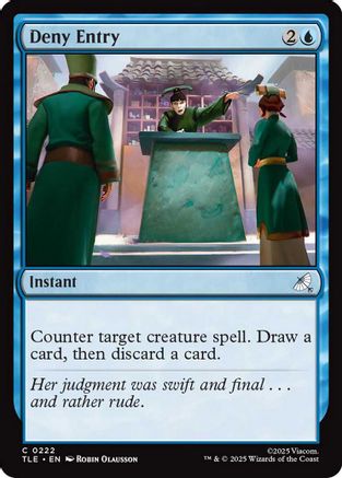 Deny Entry  [Avatar: The Last Airbender: Eternal-Legal]