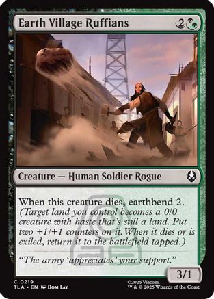 Earth Village Ruffians  [Avatar: The Last Airbender] Foil