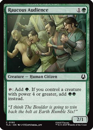 Raucous Audience  [Avatar: The Last Airbender] Foil