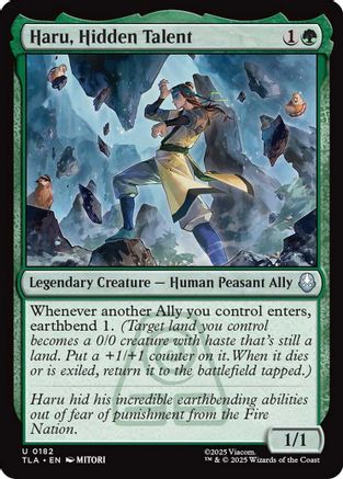 Haru, Hidden Talent  [Avatar: The Last Airbender] Foil