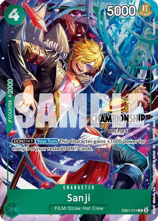 Sanji (CS 25-26 Celebration Pack) (EB01-014) - [One Piece Promotion Cards] Foil