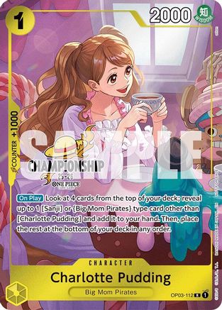Charlotte Pudding (112) (CS 25-26 Celebration Pack) (OP03-112) - [One Piece Promotion Cards] Foil