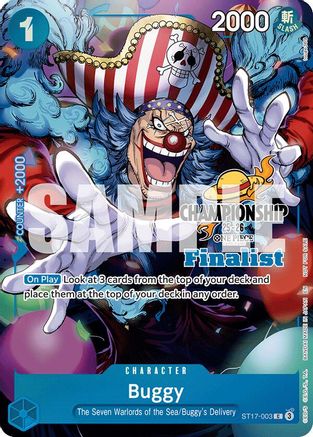 Buggy (CS 25-26 Finalist Card Set 1) (ST17-003) - [One Piece Promotion Cards] Foil