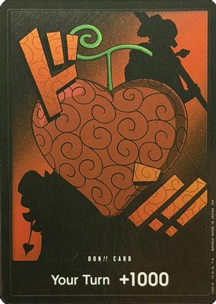 DON!! Card (Op-Op Fruit) (Devil Fruits Collection Vol. 3) - [One Piece Promotion Cards] Foil
