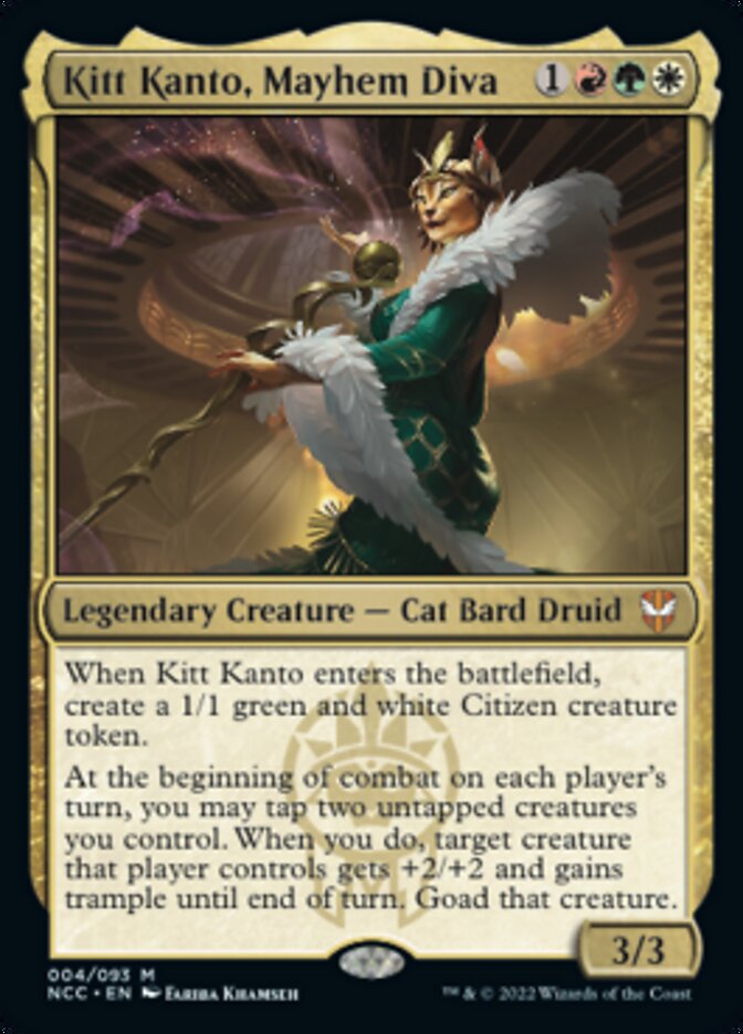 Kitt Kanto, Mayhem Diva [Streets of New Capenna Commander] Foil