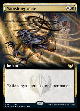 Vanishing Verse (Extended Art) [Strixhaven: School of Mages] Foil