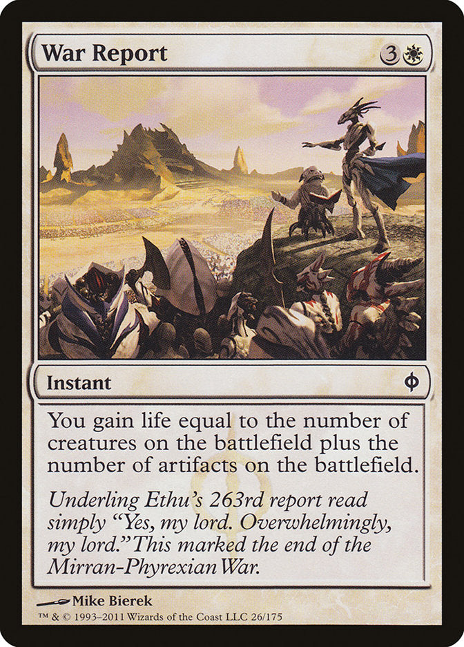 War Report [New Phyrexia] Foil