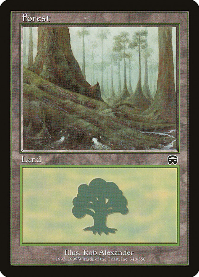 Forest (348) [Mercadian Masques] Foil