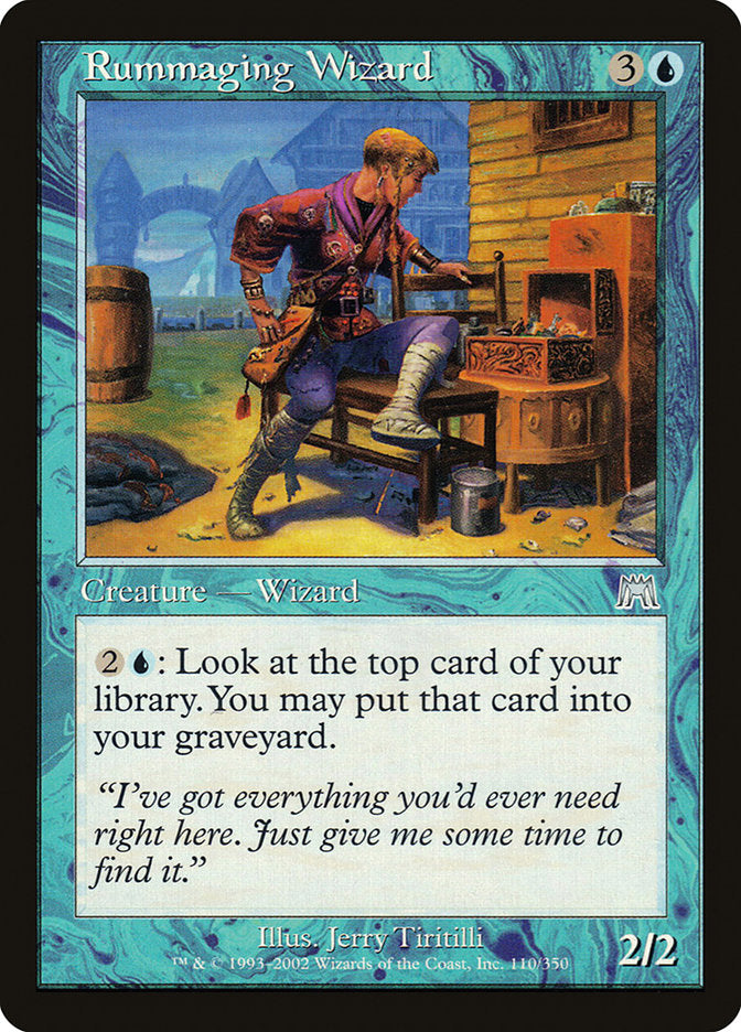 Rummaging Wizard [Onslaught] Foil