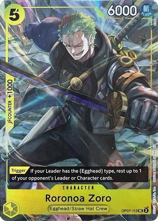 Roronoa Zoro (Illustration Box Vol.3) (OP07-113) - [One Piece Promotion Cards] Foil
