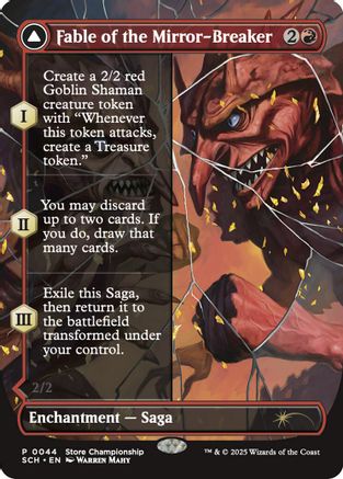 Fable of the Mirror-Breaker  [Game Day & Store Championship Promos] Foil