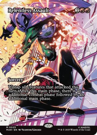 Relentless Assault (Borderless)  [Marvel Eternal-Legal]