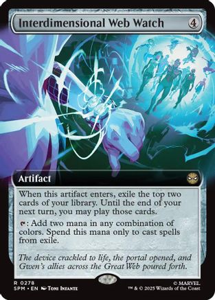 Interdimensional Web Watch (Extended Art)  [Marvel's Spider-Man] Foil