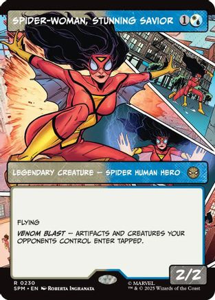 Spider-Woman, Stunning Savior (Borderless)  [Marvel's Spider-Man] Foil