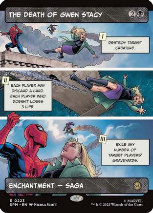 The Death of Gwen Stacy (Borderless)  [Marvel's Spider-Man] Foil