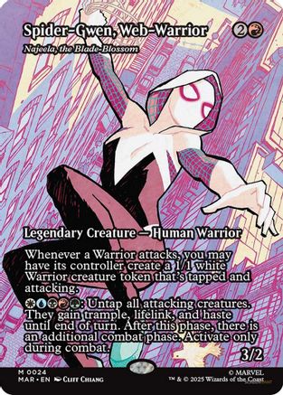 Spider-Gwen, Web-Warrior - Najeela, the Blade-Blossom  [Marvel Eternal-Legal]