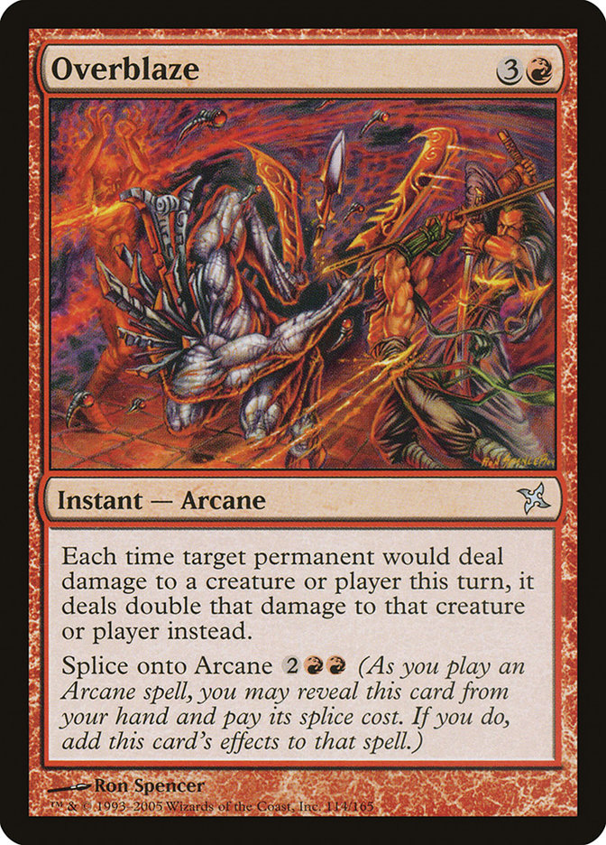 Overblaze [Betrayers of Kamigawa] Foil