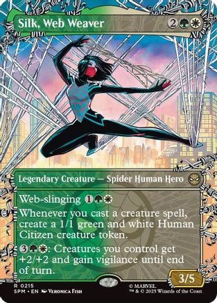 Silk, Web Weaver (Borderless)  [Marvel's Spider-Man]