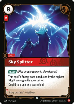 Sky Splitter (014/298) - Riftbound - [Origins] Foil
