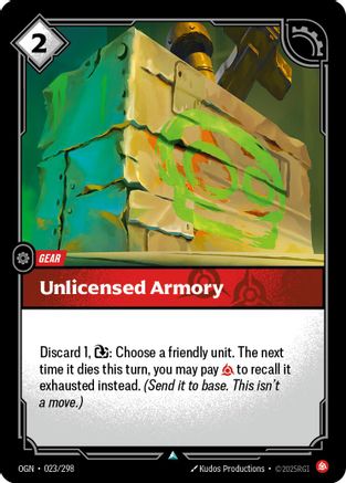 Unlicensed Armory (023/298) - Riftbound - [Origins]