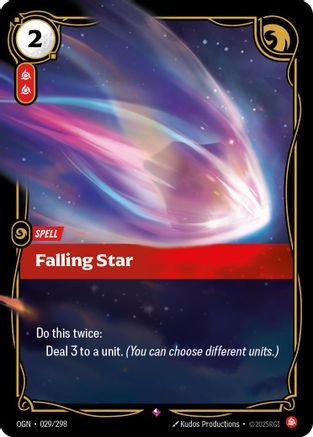 Falling Star (029/298) - Riftbound - [Origins] Foil